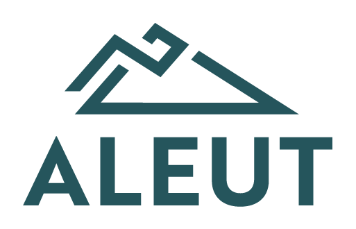 Aleut Logo Vert Ocean