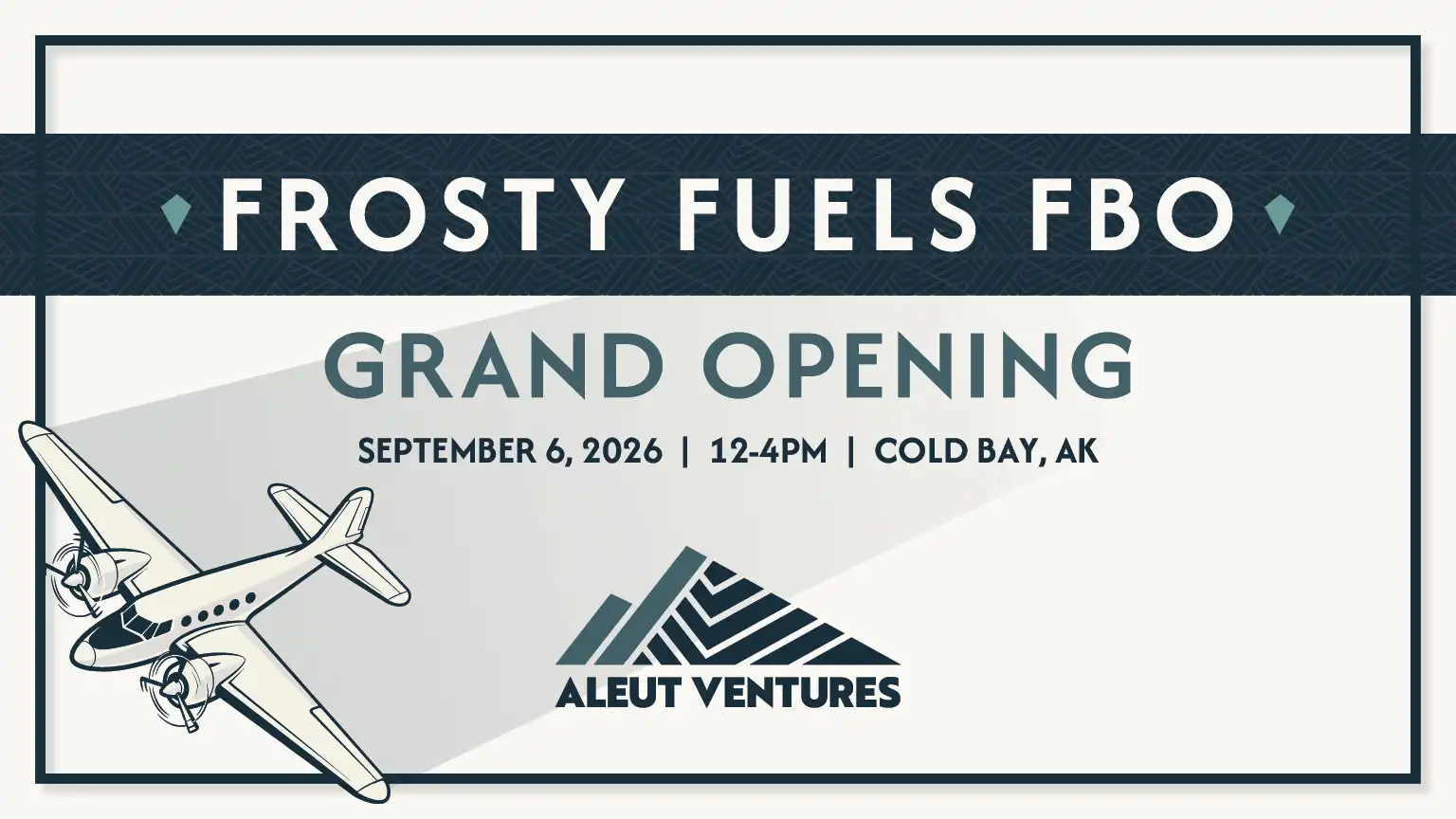 Frosty Fuels FBO Grand Opening Invitation