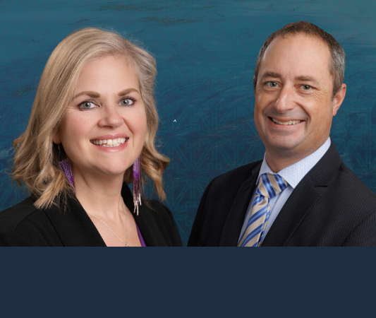 Headshot of Ethan Tyler and Theresa Cross